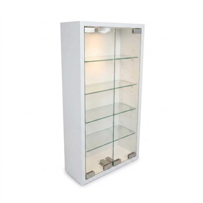 VDD – Vitrine – Ausstellungsmöbel – LED-Vitrine – Weiß