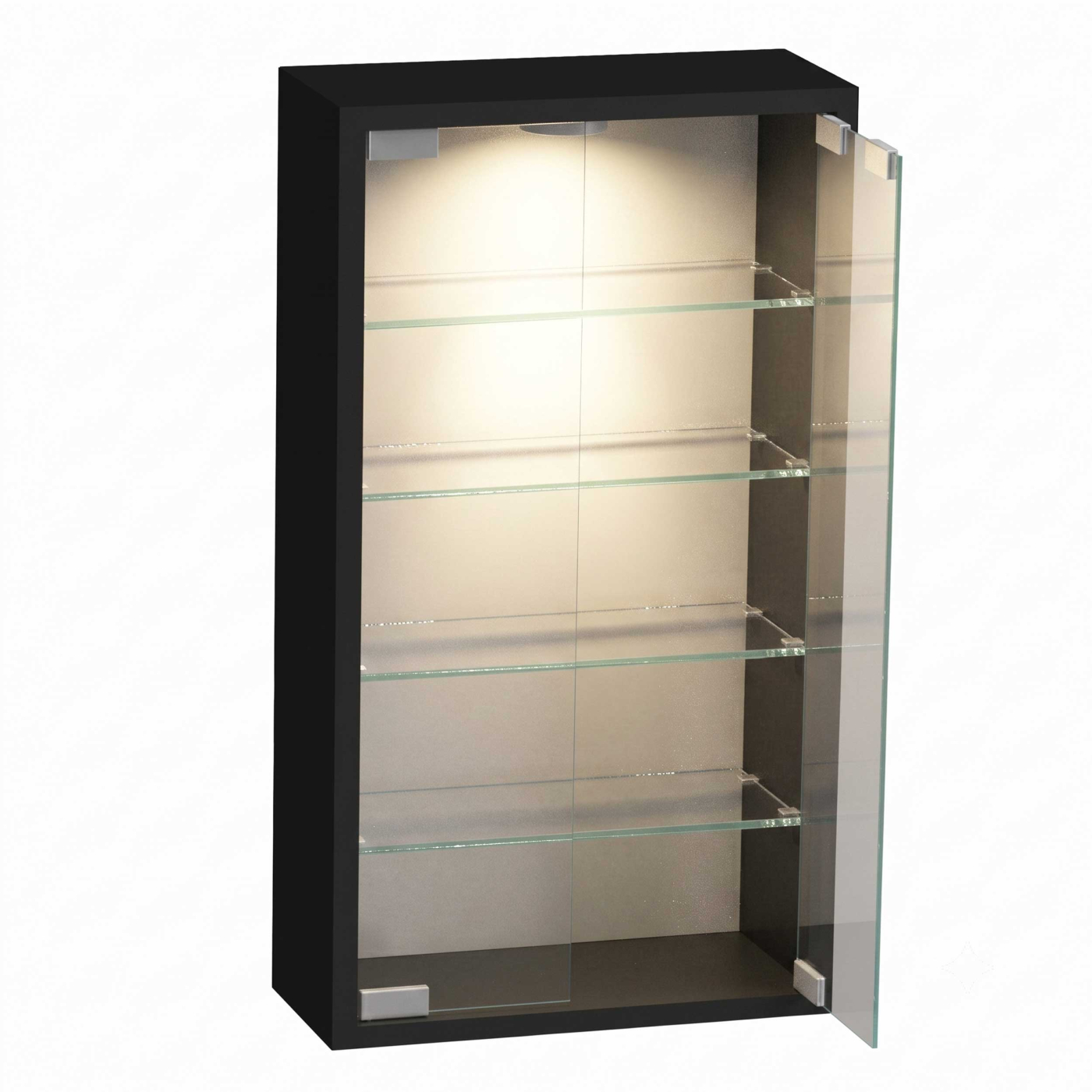 VDD – Vitrine – Vitrine mit Glas – Vitrine mit LED-Beleuchtung – Vitrine – 40 x 12 x 60 cm – Schwarz - VDD World DE VDD – Vitrine – Vitrine mit Glas – Vitrine mit LED-Beleuchtung – Vitrine – 40 x 12 x 60 cm – Schwarz - VDD World DE