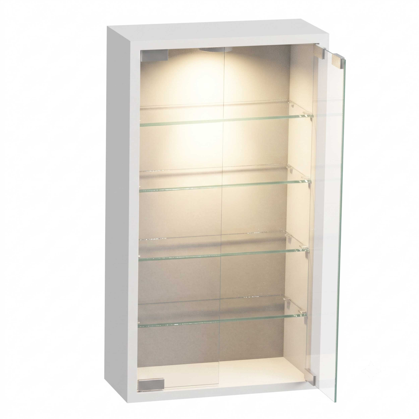 VDD – Vitrine – Vitrine mit Glas – Vitrine mit LED-Beleuchtung – Vitrine – 40 x 12 x 60 cm – weiß - VDD World DE VDD – Vitrine – Vitrine mit Glas – Vitrine mit LED-Beleuchtung – Vitrine – 40 x 12 x 60 cm – weiß - VDD World DE