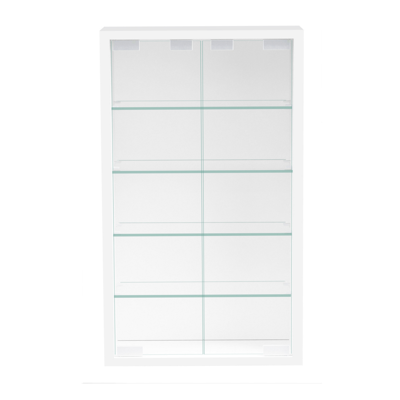 VDD – Vitrine – Vitrine mit Glas – Vitrine mit LED-Beleuchtung – Vitrine – 40 x 12 x 60 cm – weiß - VDD World DE VDD – Vitrine – Vitrine mit Glas – Vitrine mit LED-Beleuchtung – Vitrine – 40 x 12 x 60 cm – weiß - VDD World DE