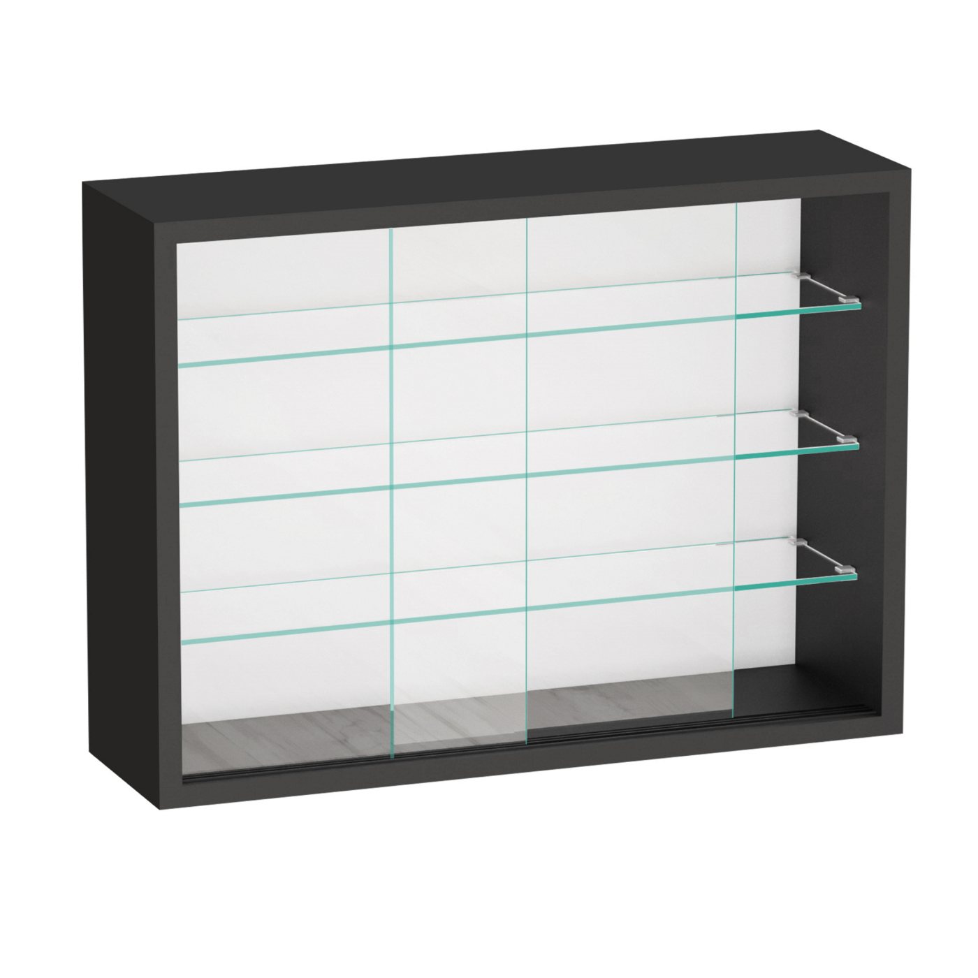 VDD – Vitrine – Vitrine mit Glas – Vitrine mit LED-Beleuchtung – Vitrine – 50 x 12 x 40 cm – Schwarz - VDD World DE VDD – Vitrine – Vitrine mit Glas – Vitrine mit LED-Beleuchtung – Vitrine – 50 x 12 x 40 cm – Schwarz - VDD World DE