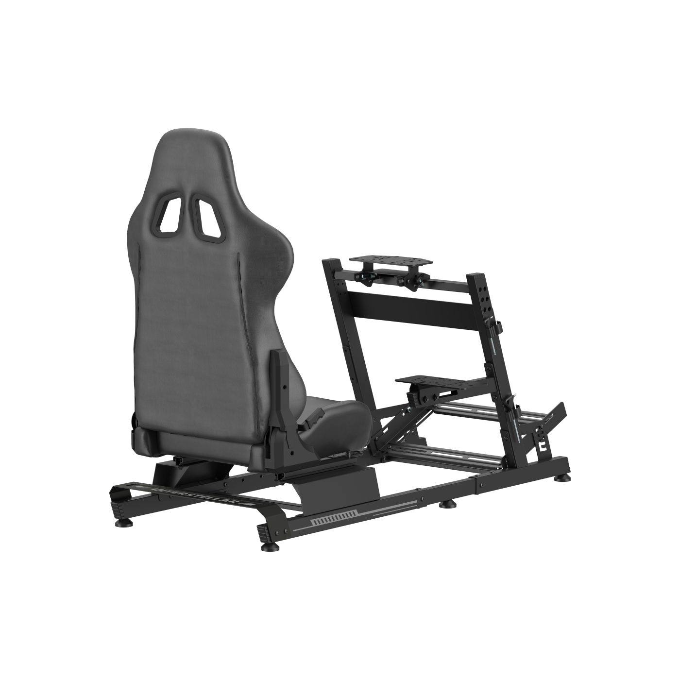 VDD Gaming – Vollständig verstellbares Racing-Cockpit – Schwarz - alternatives Bild