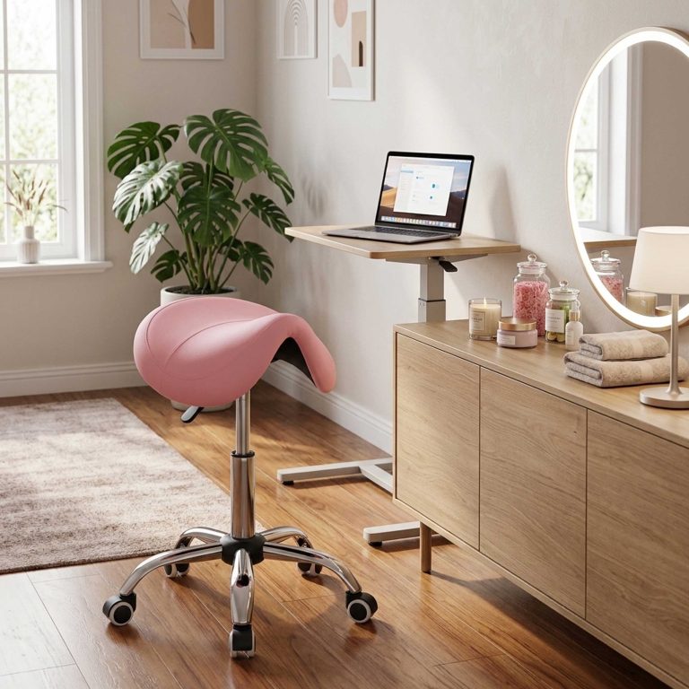 VDD - Sattelhocker ergonomisch - Barbierhocker - Tabouret - höhenverstellbar - Rückenlehne kippbar - VDD World DE