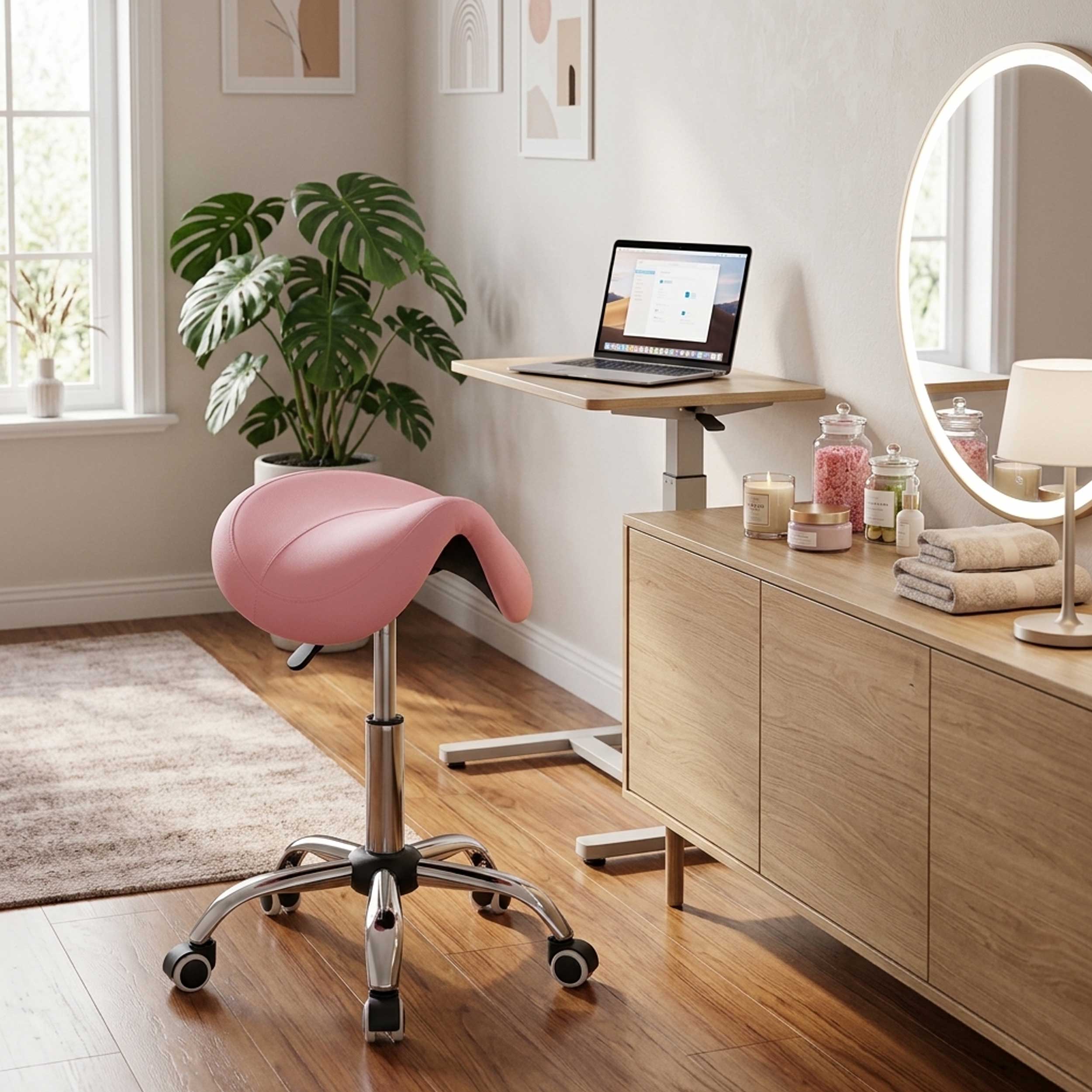Sattelhocker ergonomisch - Arbeitshocker - Friseurhocker - Hocker - höhenverstellbar - VDD World DE Sattelhocker ergonomisch - Arbeitshocker - Friseurhocker - Hocker - höhenverstellbar - VDD World DE