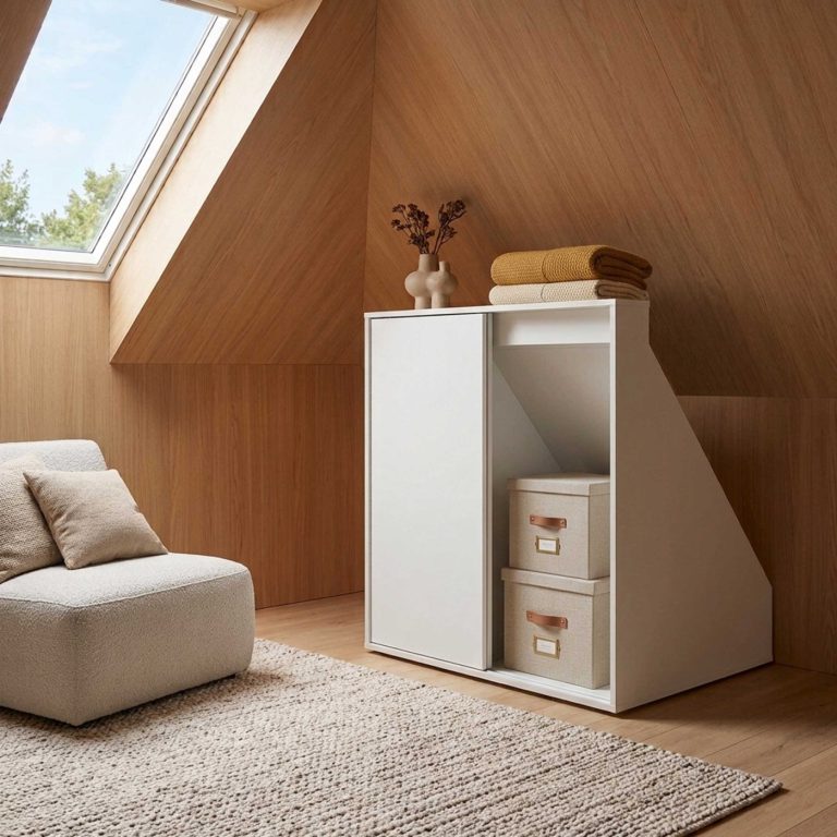 Bücherregal-Aktenschrank – offener Wandschrank weiß - VDD World DE