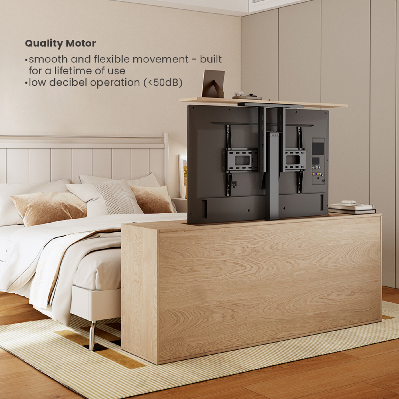 VDD – TV-Lift – TV-Stativ – Elektrischer TV-Ständer – 37–80 Zoll - VDD World DE VDD – TV-Lift – TV-Stativ – Elektrischer TV-Ständer – 37–80 Zoll - VDD World DE