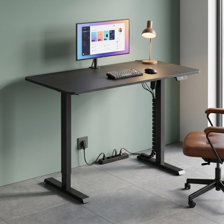 VDD – Schreibtisch – Sitz-Steh-Arbeitsplatz – elektrisch verstellbar – 120 x 60 x 74 - alternatives Bild