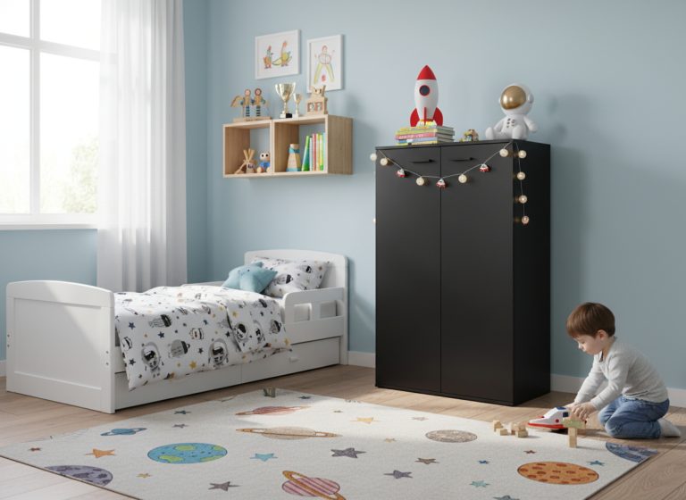 VDD – Kleiderschrank – Kleiderschrank schwarz – Kleiderschrank – Kleiderschränke Schlafzimmer - alternatives Bild
